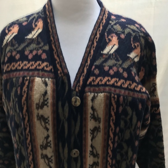 Vintage individually made British sweater coat - Picture 3 of 8